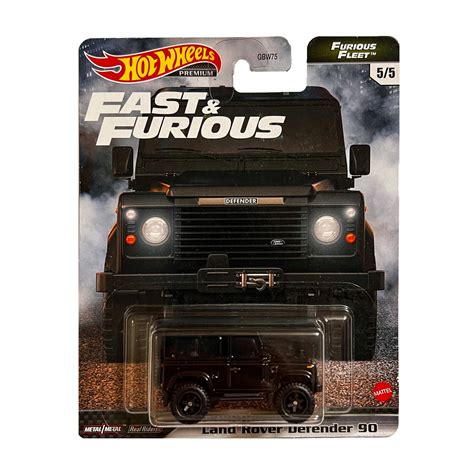 Masinuta Metalica Hot Wheels Premium Land Rover Defender Fast Furious Negru Emag Ro