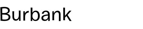 burbank   fonts