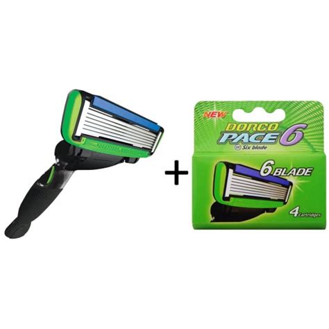 Köp Dorco Pace6 rakhyvel + 5 rakblad | Fyndiq