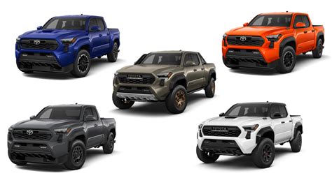 2024 Toyota Tacoma Exterior Colors