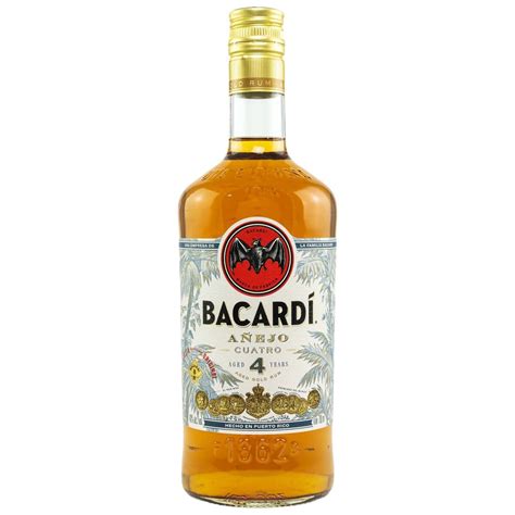 Bacardi 4 Jahre Anejo Cuatro Aged Gold Rum 15 88