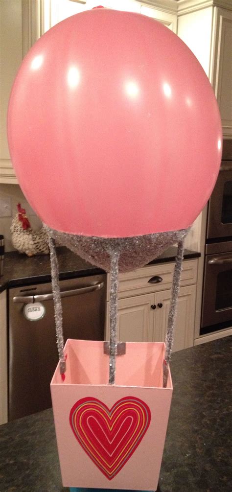 Valentine Hot Air Balloon Box