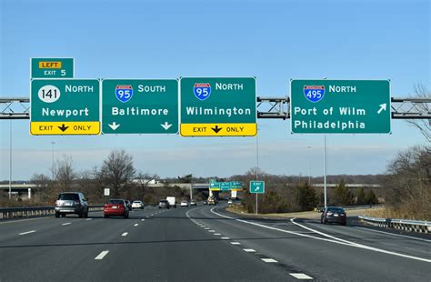 Interstate 295 South Aaroads Delaware