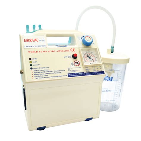 Aspirador cirúrgico bateria EUROVAC AC DC Anand Medicaids