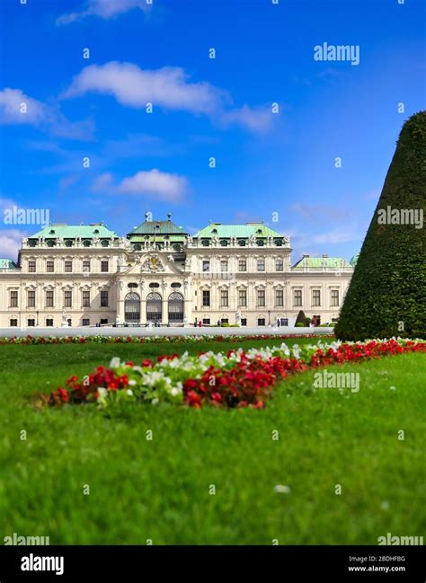 Viena Austria 17 De Mayo De 2019 Palacio Barroco Belvedere Es Un Complejo De Edificios