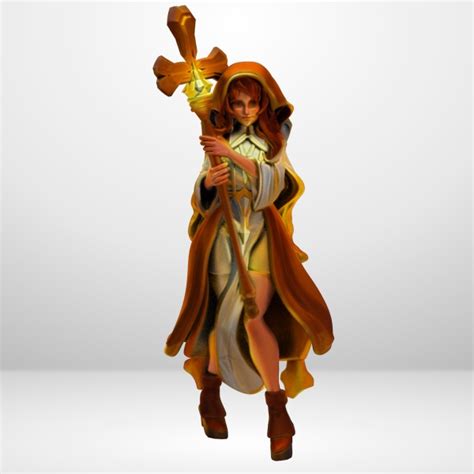 Hot Goblin 若い巫女の少女 ミニチュア ホットゴブリン TRPG 聖職者