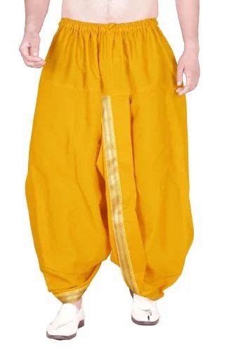 Cotton Stitched Dhoti Traditional Readymade Dhoti Comfortable And Stylish