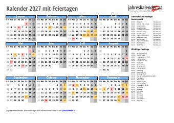 kalender  oesterreich
