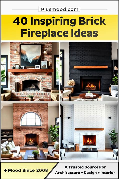 40 Brick Fireplace Ideas for Every Style