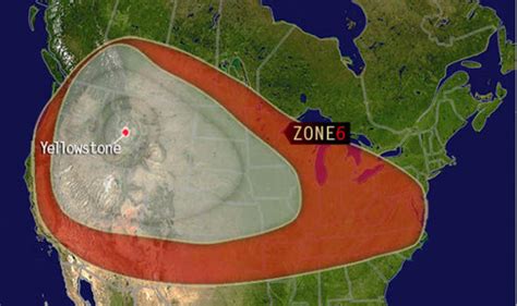 Yellowstone volcano eruption DEATH ZONE: Millions stranded as volcano ...