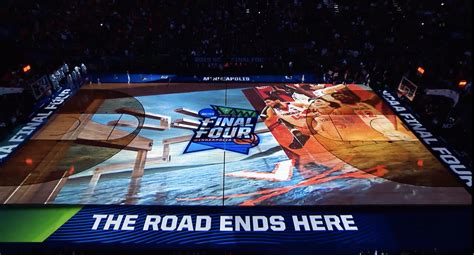 Ncaa Final Four Court Projection The Famous Group