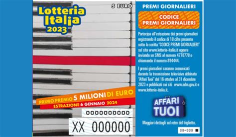 Lotteria Italia Oggi Lestrazione 5 Milioni Di Euro Al Vincitore I