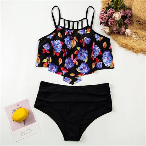 Women Beautiful And Sexy Printed Split Bikini Fashion New Printed