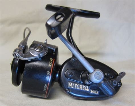 Late 1980s Garcia Mitchell 300a Spinning Reel Made In France