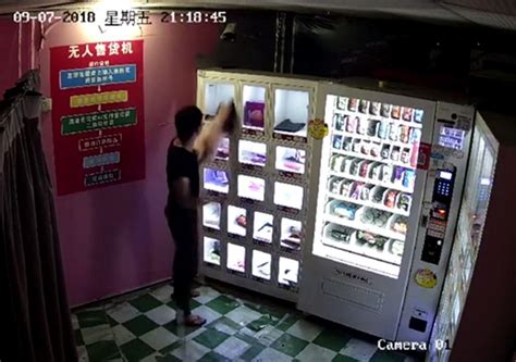 Worlds Horniest Man Smashes Into Sex Doll Vending Machine Before Making Off With A Stolen Latex