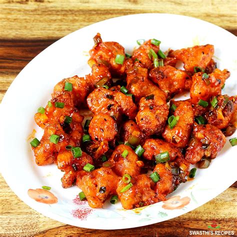 Gobi Manchurian | Cauliflower Manchurian - Swasthi's Recipes