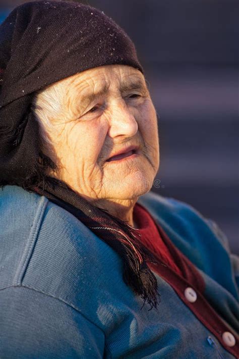 Old Peasant Woman Stock Photo Image Of Poor Outside 17585688