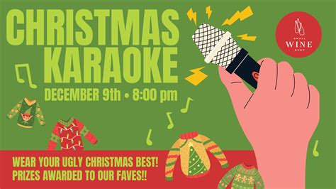 Christmas Karaoke Small Wine Shop