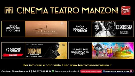 Prosegue La Stagione Dei Grandi Titoli Al Cinema Teatro Manzoni Di Cassino