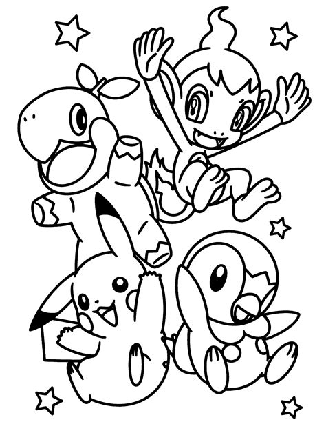 Coloring Pages Of Pokemon Piplup