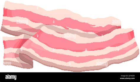 Bacon Meat Cartoon Vector Illustration Stock Vector Image And Art Alamy