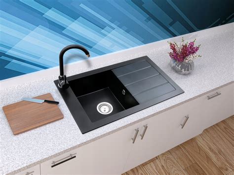 Белая раковина на кухню (62 фото)