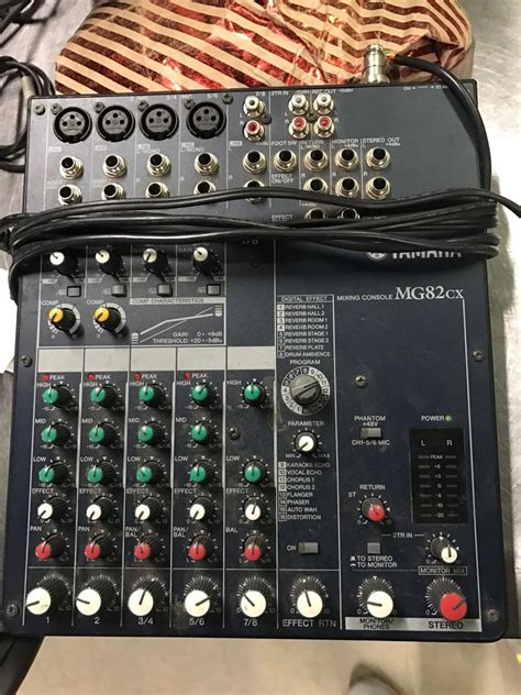 Yamaha Mg82cx Mixing Console W Power Adapter 1845649604