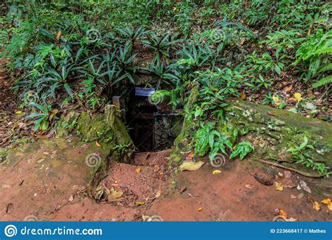 Enrance Of A Cave In The National Park El Choco Near Cabarete