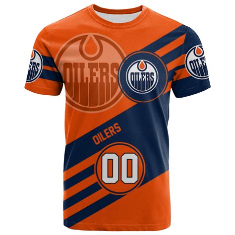 Buy Edmonton Oilers T Shirt Sport Style Logo NHL Meteew