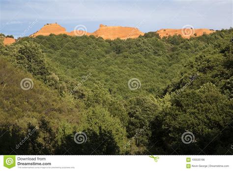 Peaks At Medulas Leon Stock Photo Image Of Hill Countryside 105535166