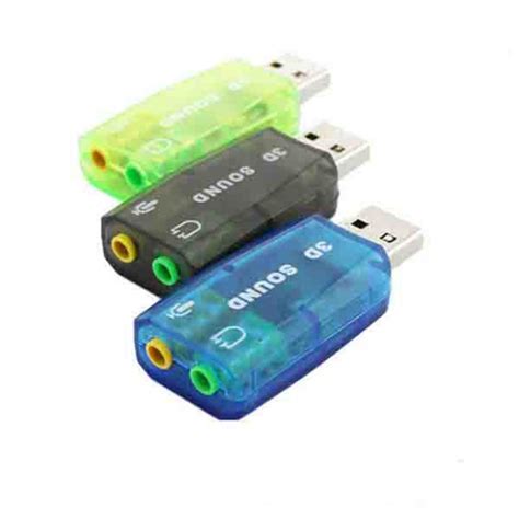 ВНЕШНЯЯ ЗВУКОВАЯ КАРТА USB 5,1