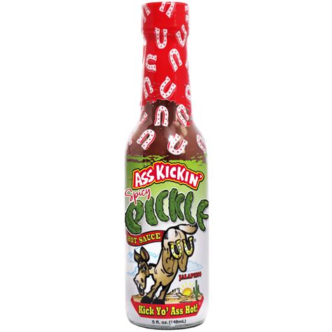 Ass Kickin Spicy Pickle Hot Sauce Ass Kickin