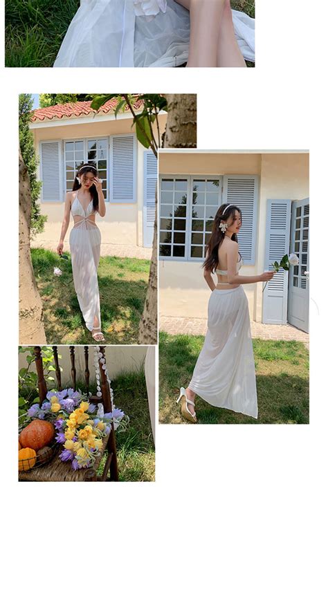 2025 Sexy Bikini Set Korean Style 3 Piece Swimwear Hot Spring Beach