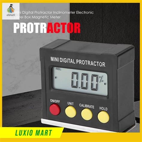 Jual Hot 360 Degree Mini Digital Protractor Inclinometer Electronic Level Magnetic Base Box