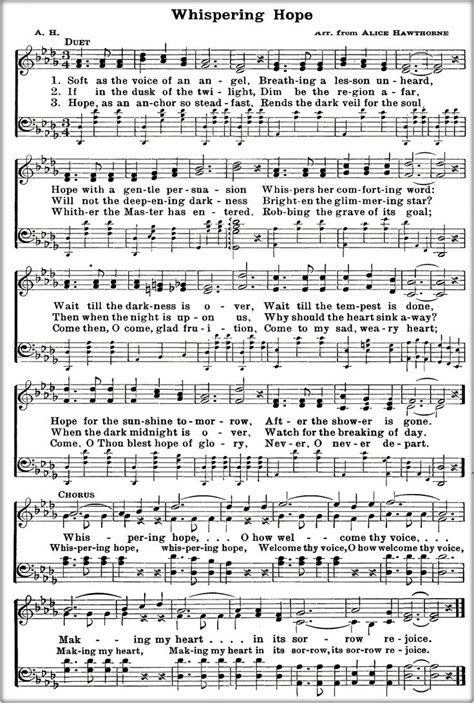 Free Gospel Piano Sheet Music Printable