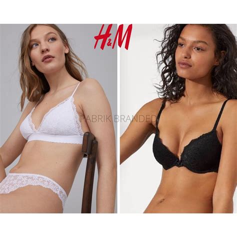 Jual Pabrik Branded H M Lace Bra Beha Top Bikini Atasan Underwear Hnm