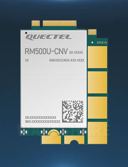 移远RM50x系列5G模组RM500Q AE M 2封装5G Sub 6GHz模块