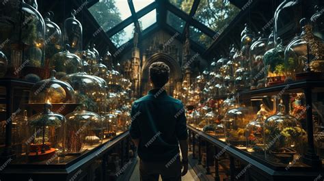 Premium AI Image | A museum curator arranging artifacts and exhibits ...