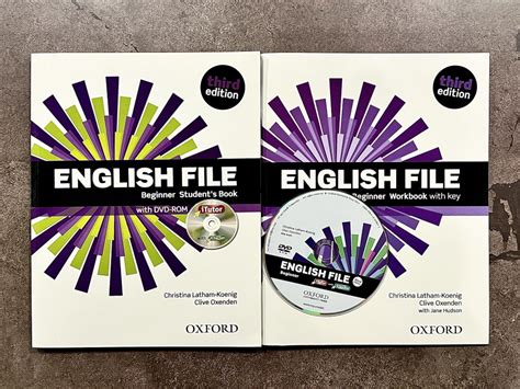 English File Beginner 3rd edition (Учебник + Рабочая Тетрадь + CD/DVD ...