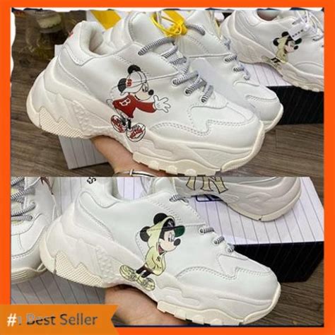 Hot Trend B N In Gi Y Th Thao Sneakers Nam N Mickey V Ng B N Chu T In D