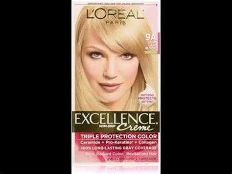 L Oreal Paris Excellence Creme Haircolor Light Ash Blonde 9A Cooler 1
