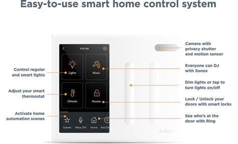 Brilliant Smart Home Control 4 Switch Smart Switch With Built In