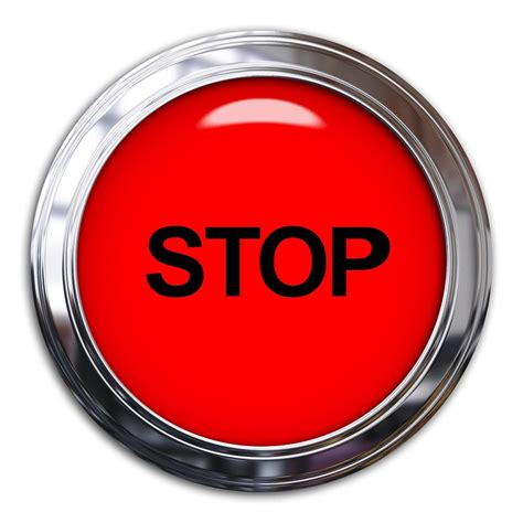 Stop Sign Button Free Photo On Pixabay