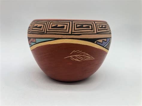 Native American Jemez Pottery Bowl Clara Gachupin Etsy