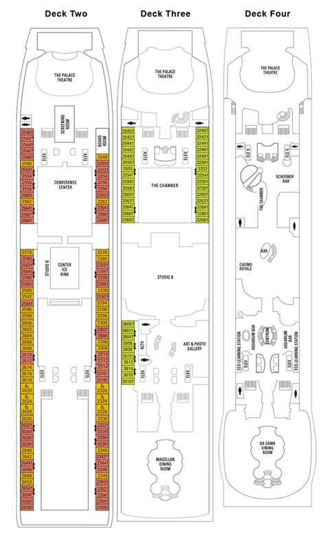 Explorer of the Seas Deck Plan - Fun & Fitness Travel Club