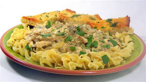 52 Ways To Cook Chicken Mushroom Stroganoff Over Egg Noodles