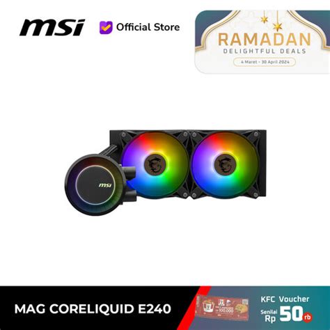 Promo Msi Mag Coreliquid E Aio Liquid Cooler Putih Cicil X