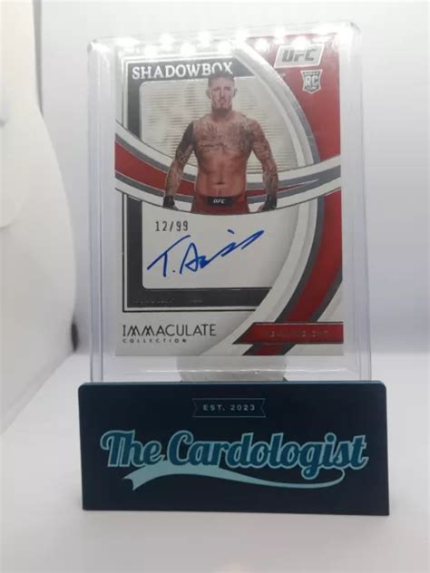 Tom Aspinall Shadowbox Signatures Rookie Panini Immaculate