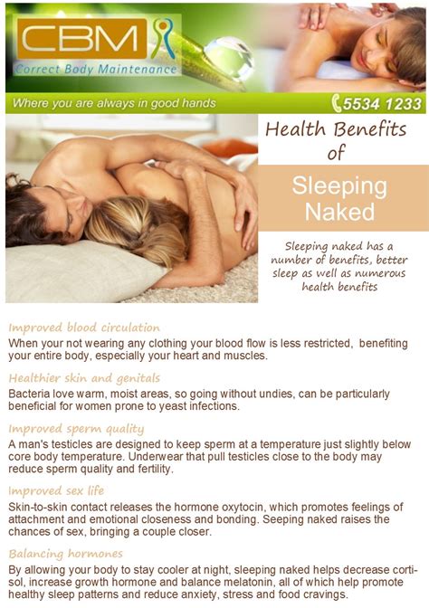 Sleeping Naked Correct Body Maintenance