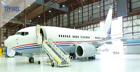 The Citadel Team Wraps Up A Drop In Maintenance On A 737 Bbj Vvip